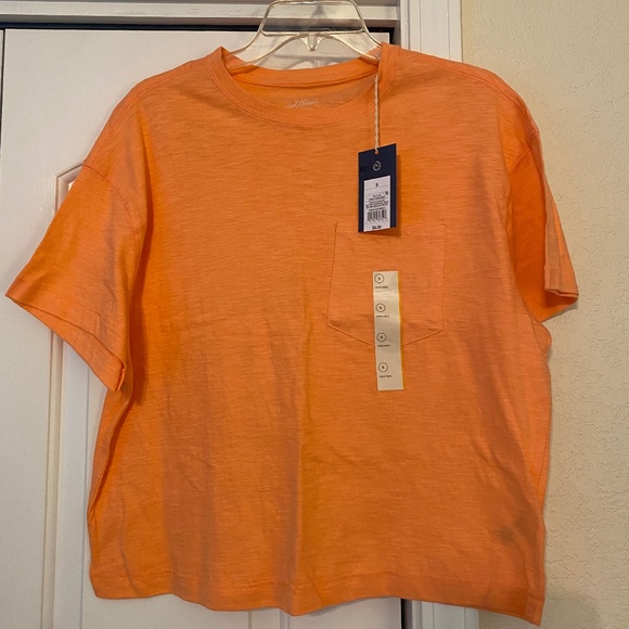 NWT Universal Thread Coral Cropped Tee - Picture 1 of 2